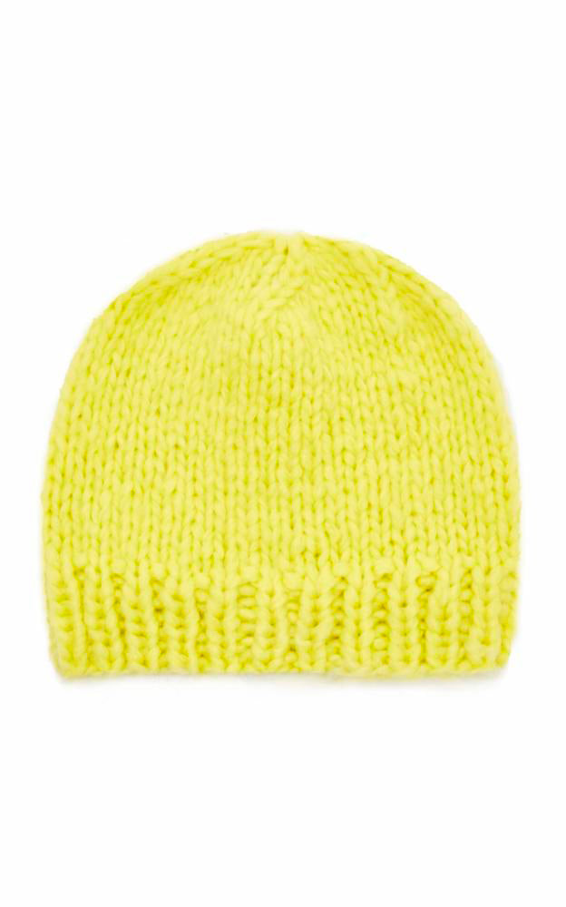 Townes Knit Hat in Citrine Welfat Cashmere