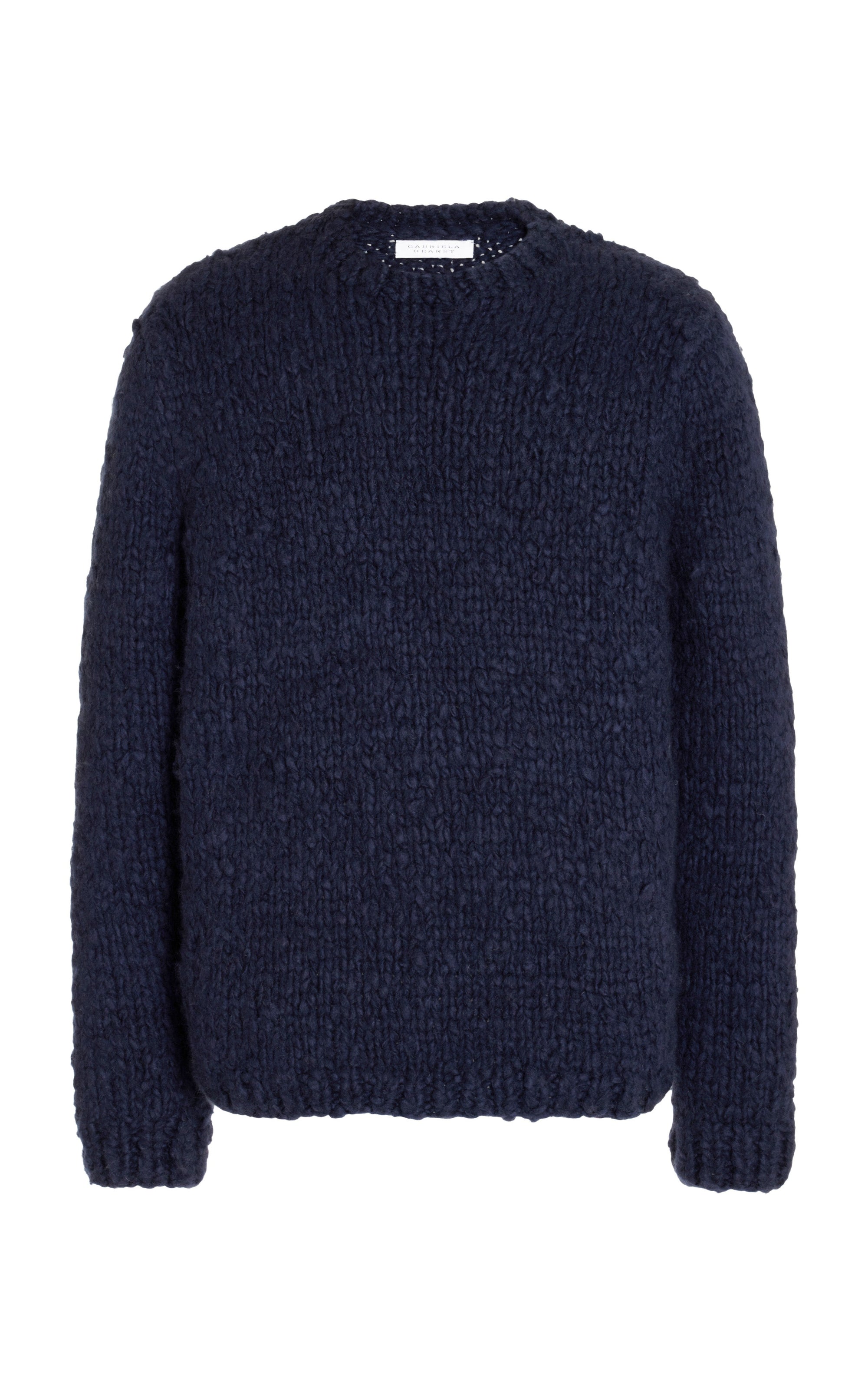 Lawrence Knit Sweater in Navy Welfat Cashmere – Gabriela Hearst