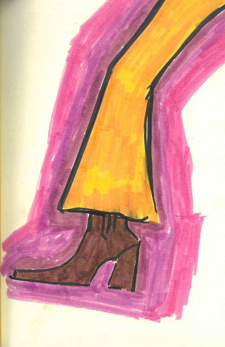 Luke High Heel Boot in Burnt Sienna Suede
