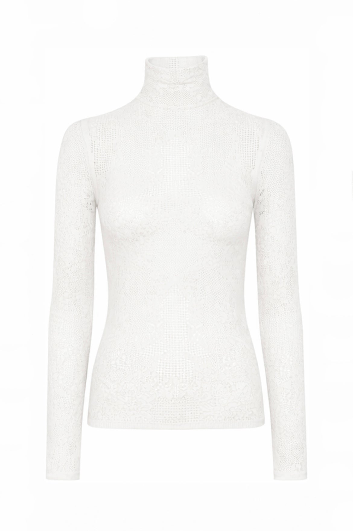 Waite Top in Ivory Merino Silk