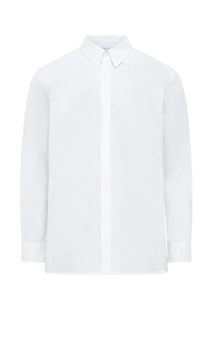 Nicolas Shirt in White Sea Island Cotton