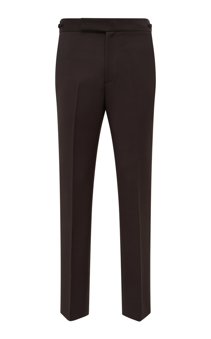 Sebastian Pant in Chocolate Sportswear Wool