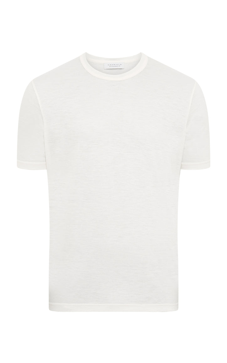 Bandeira T-Shirt Ivory Cashmere
