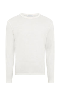 Owen Tee in Ivory Cashmere