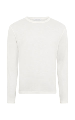 Owen Tee in Ivory Cashmere