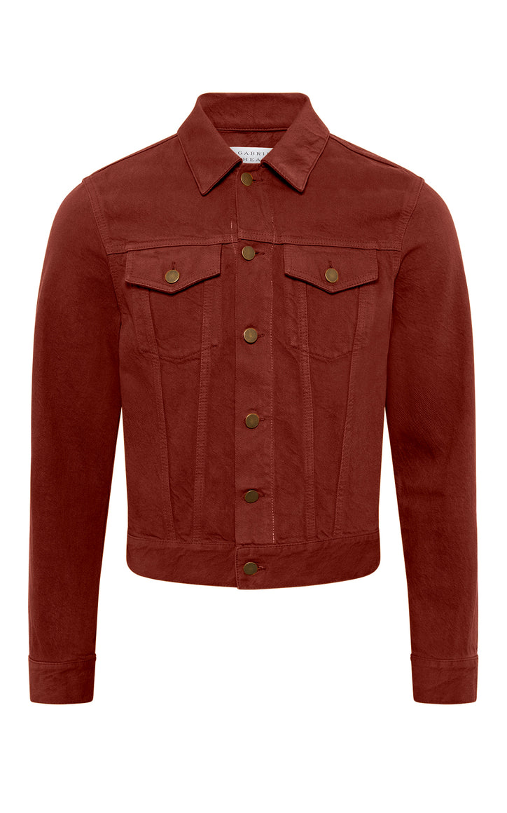 Barry Trucker in Burnt Sienna Recycled Cotton Denim