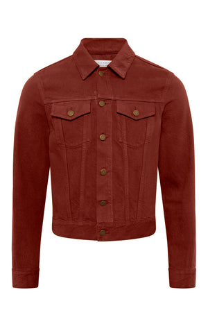 Barry Trucker in Burnt Sienna Recycled Cotton Denim