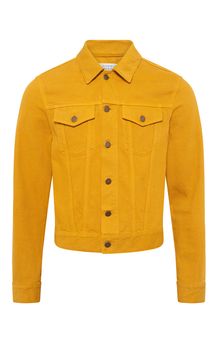 Barry Trucker in Golden Birch Recycled Cotton Denim