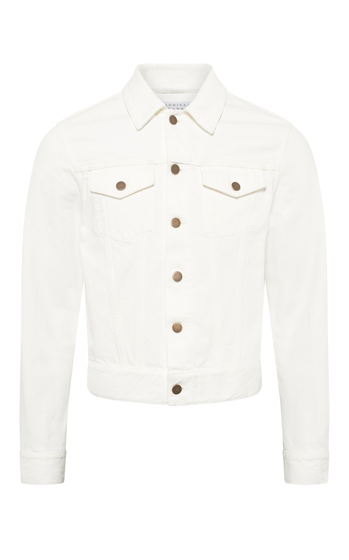 Barry Trucker in White Recycled Cotton Denim