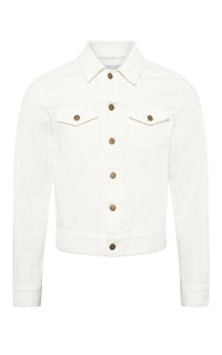 Barry Trucker in White Recycled Cotton Denim