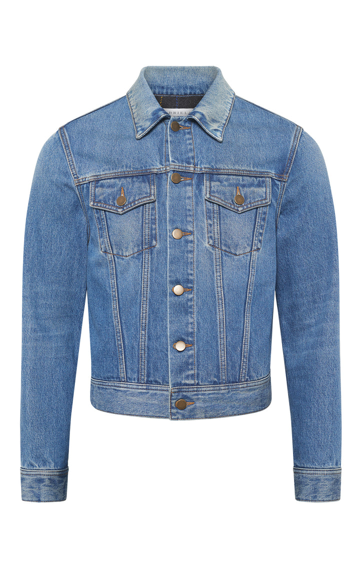 Barry Trucker in Uruguayan Blue Recycled Cotton Denim