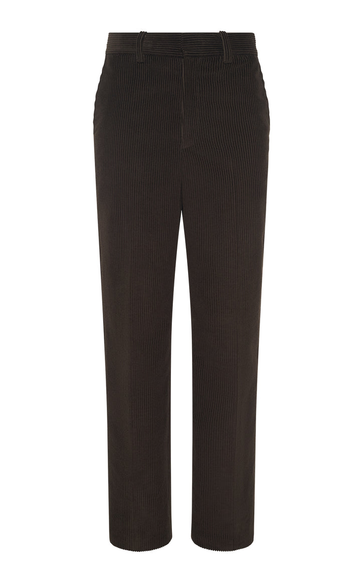 Harold Trouser in Chocolate Cashmere Corduroy