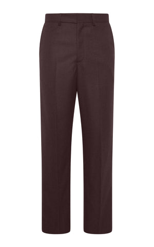Harold Trouser in Burnt Sienna Virgin Wool Cashmere