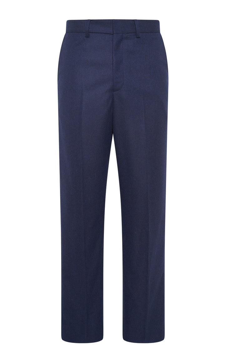 Harold Trouser in Navy Virgin Wool Cashmere