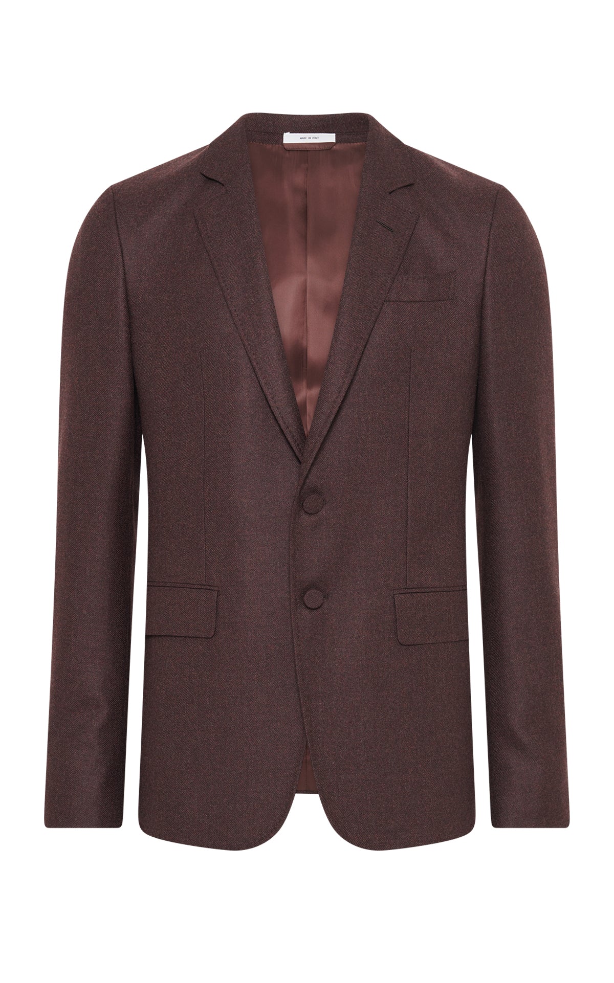 Irving Jacket in Burnt Sienna Virgin Wool Cashmere