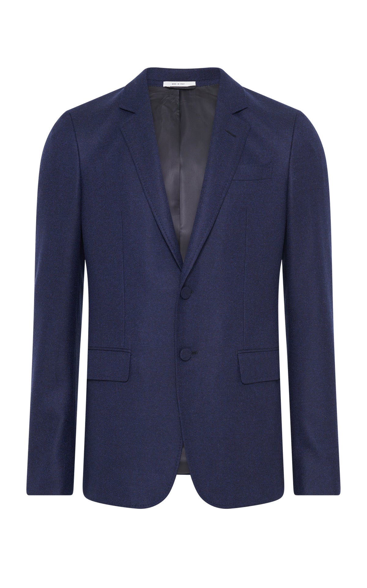 Irving Jacket in Navy Virgin Wool Cashmere