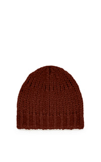 Pacino Knit Hat in Burnt Sienna Welfat Cashmere