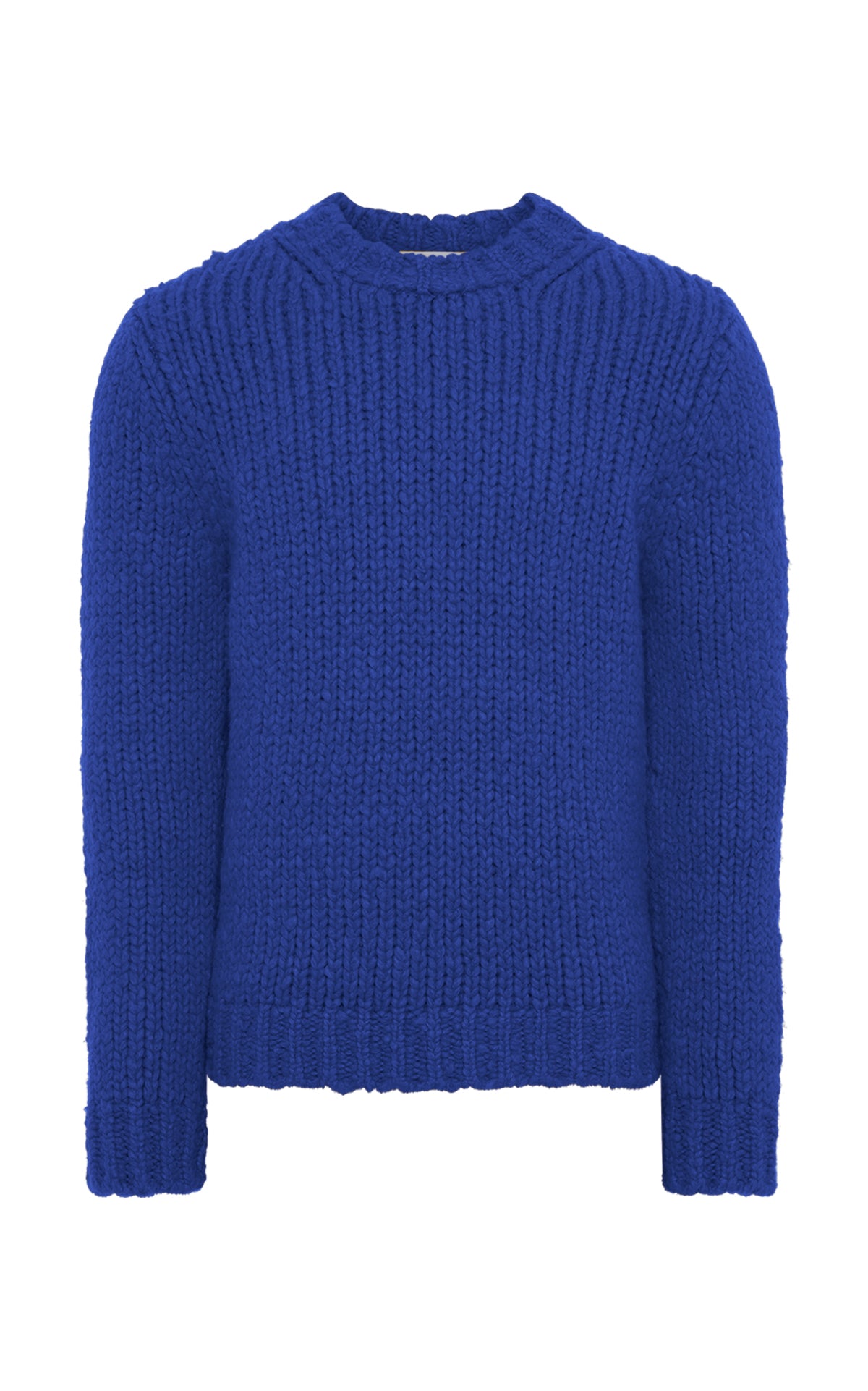 Lawrence Knit Sweater in Cobalt Welfat Cashmere