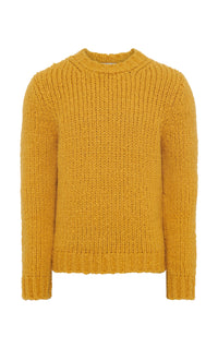 Lawrence Knit Sweater in Golden Birch Welfat Cashmere