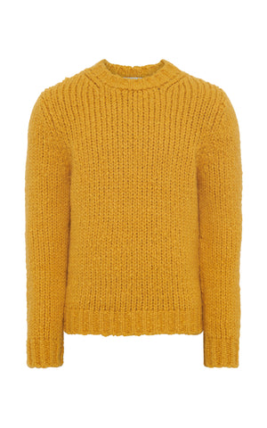 Lawrence Knit Sweater in Golden Birch Welfat Cashmere