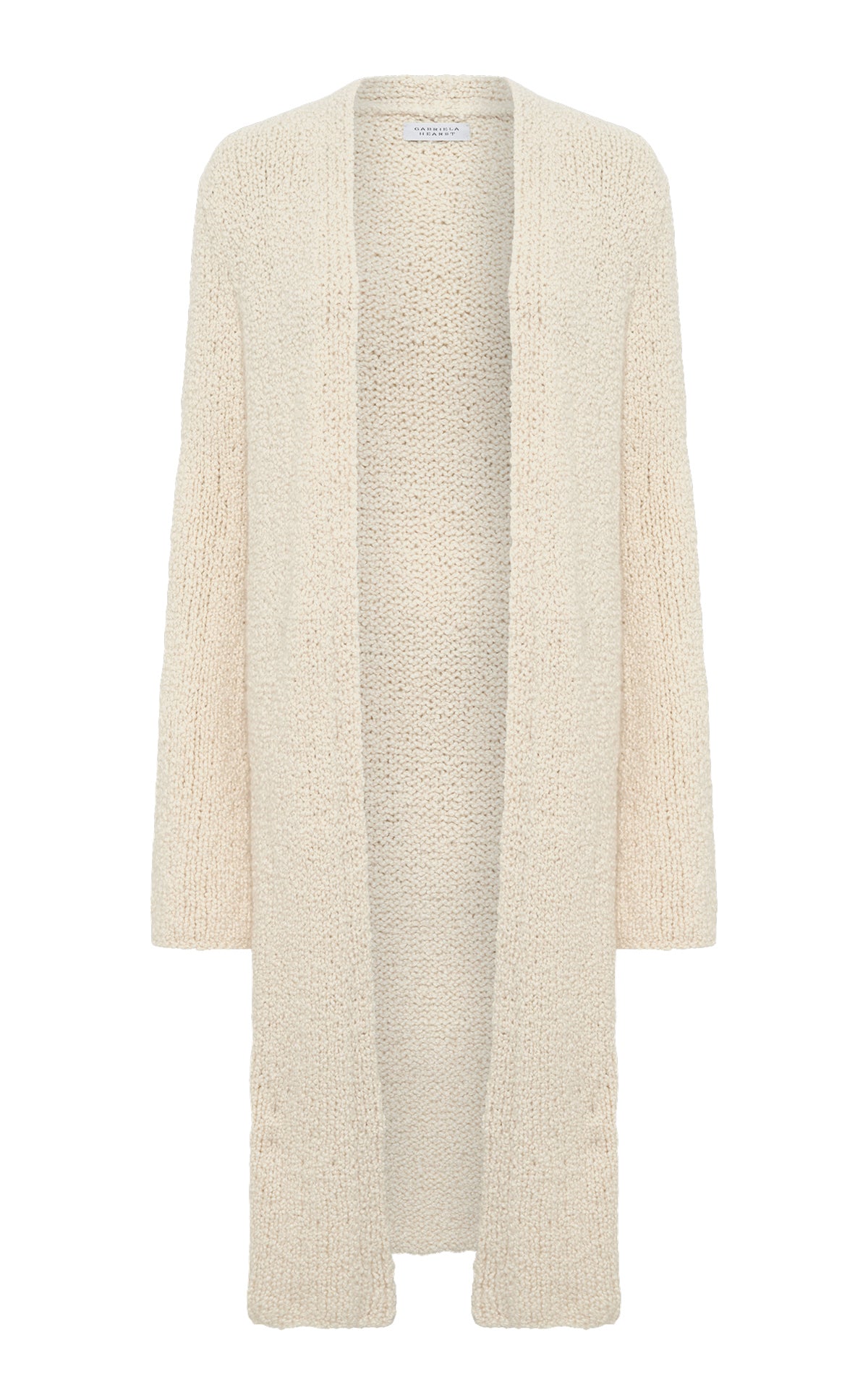 Uxia Knit Cardigan in Ivory Cashmere Boucle