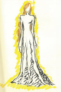 Bloomsbury Knit Dress in Ivory Silk