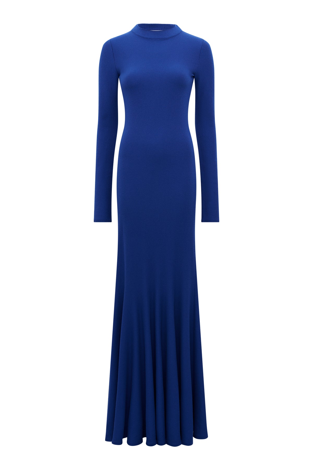 Vigore Dress in Cobalt Merino Wool Cashmere