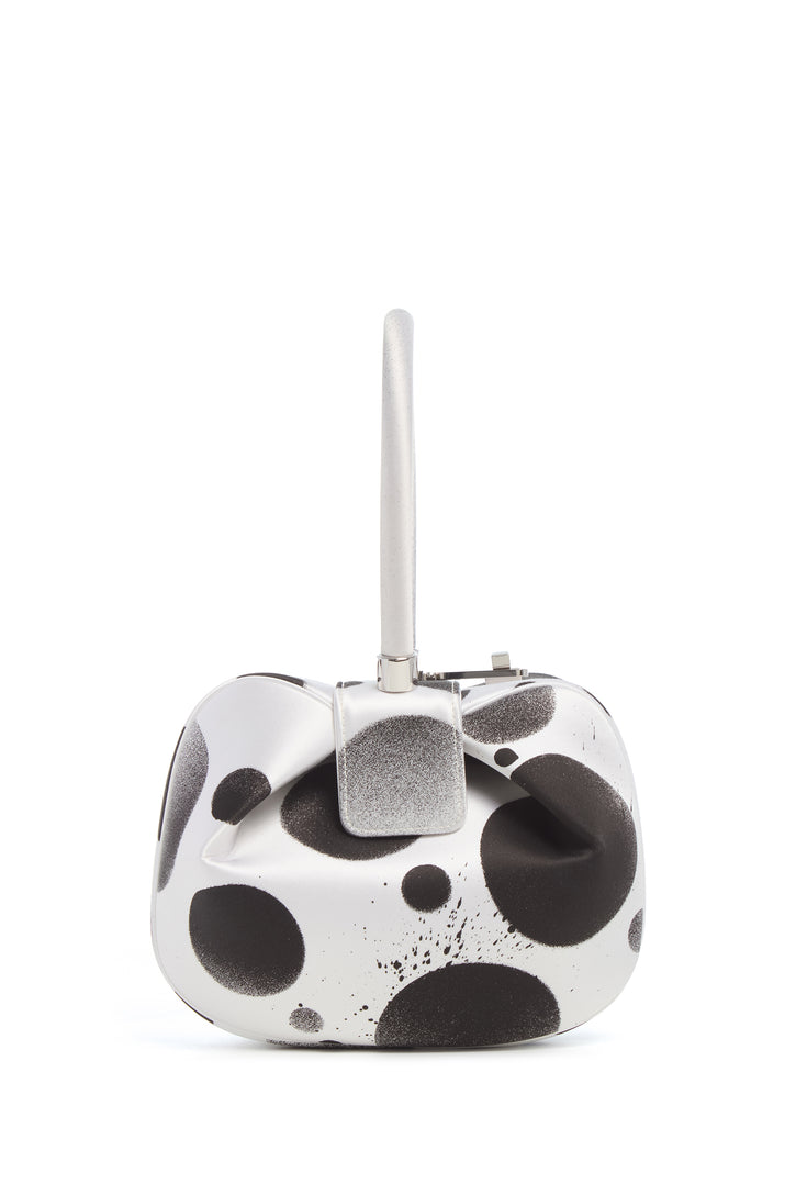 Adam Pendleton x Gabriela Hearst Nina Bag in Black & White Satin № 14