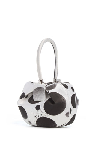 Adam Pendleton x Gabriela Hearst Nina Bag in Black & White Satin № 14