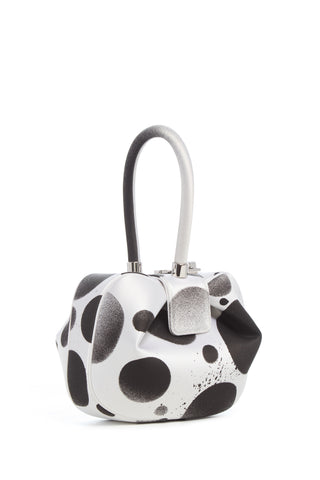Adam Pendleton x Gabriela Hearst Nina Bag in Black & White Satin № 14