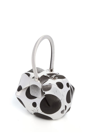 Adam Pendleton x Gabriela Hearst Nina Bag in Black & White Satin № 14