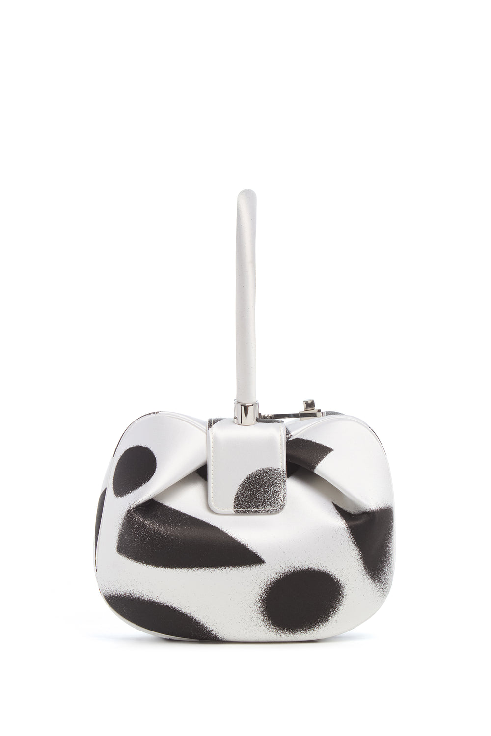 Adam Pendleton x Gabriela Hearst Nina Bag in Black & White Satin № 16