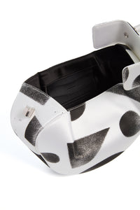 Adam Pendleton x Gabriela Hearst Nina Bag in Black & White Satin № 16