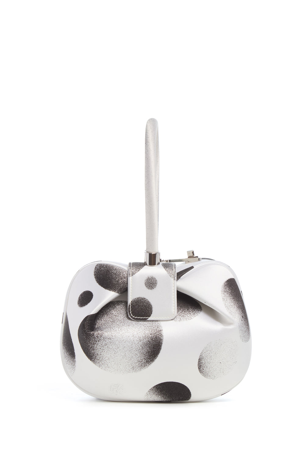 Adam Pendleton x Gabriela Hearst Nina Bag in Black & White Satin № 18