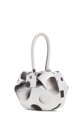 Adam Pendleton x Gabriela Hearst Nina Bag in Black & White Satin № 18