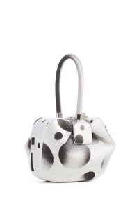 Adam Pendleton x Gabriela Hearst Nina Bag in Black & White Satin № 18
