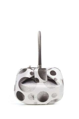 Adam Pendleton x Gabriela Hearst Nina Bag in Black & White Satin № 18