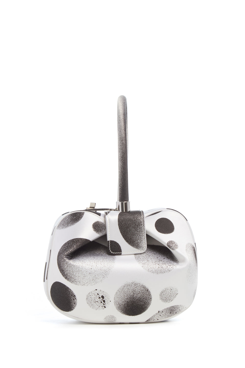 Adam Pendleton x Gabriela Hearst Nina Bag in Black & White Satin № 18