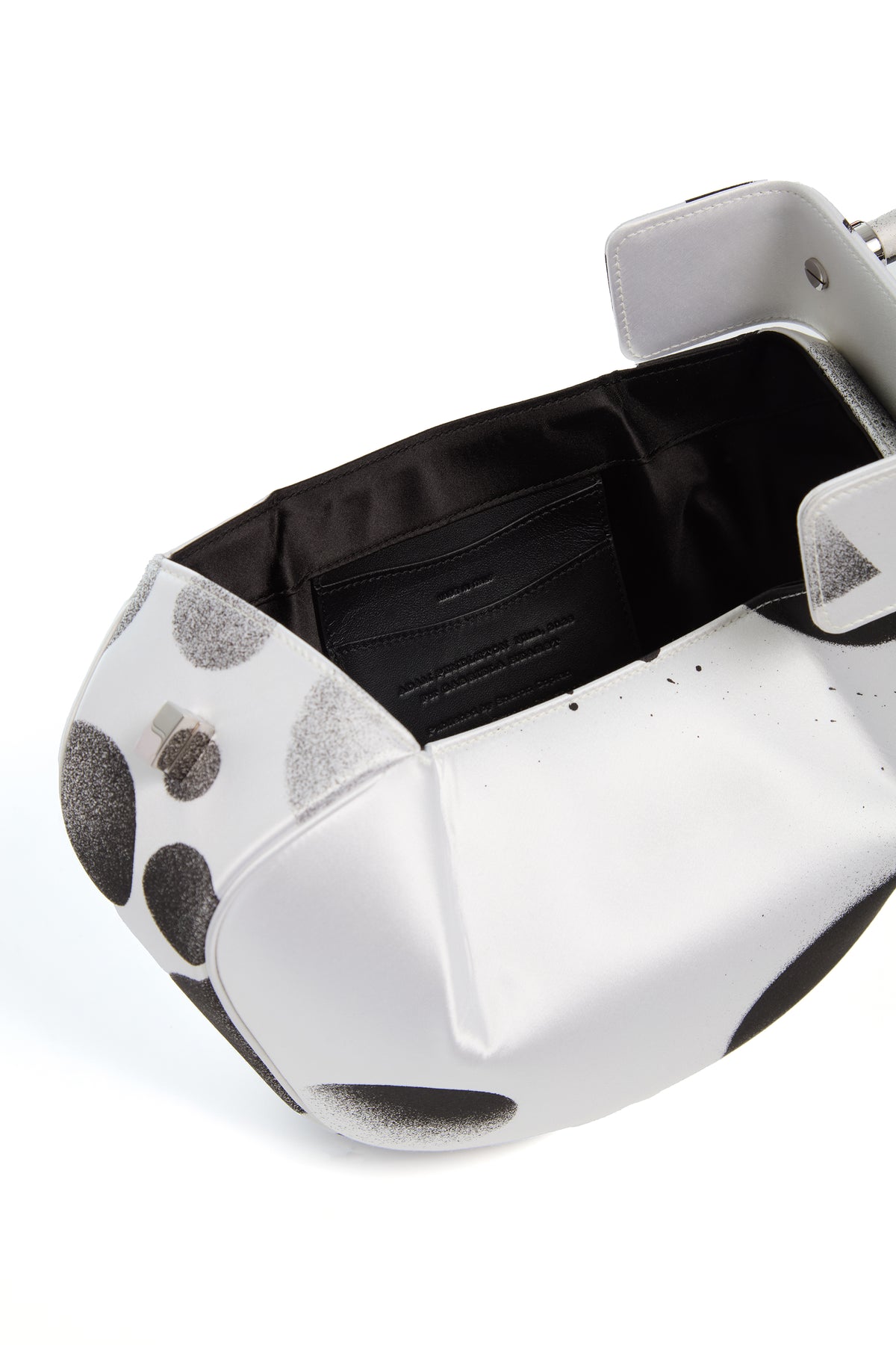Adam Pendleton Nina Bag - Interior View with Black Lining | Gabriela Hearst