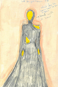 Daya Cutout Knit Hoodie Maxi Dress in Black Mulberry Silk