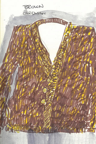 Tenet Knit Cardigan in Chocolate Cashmere Alpaca Silk