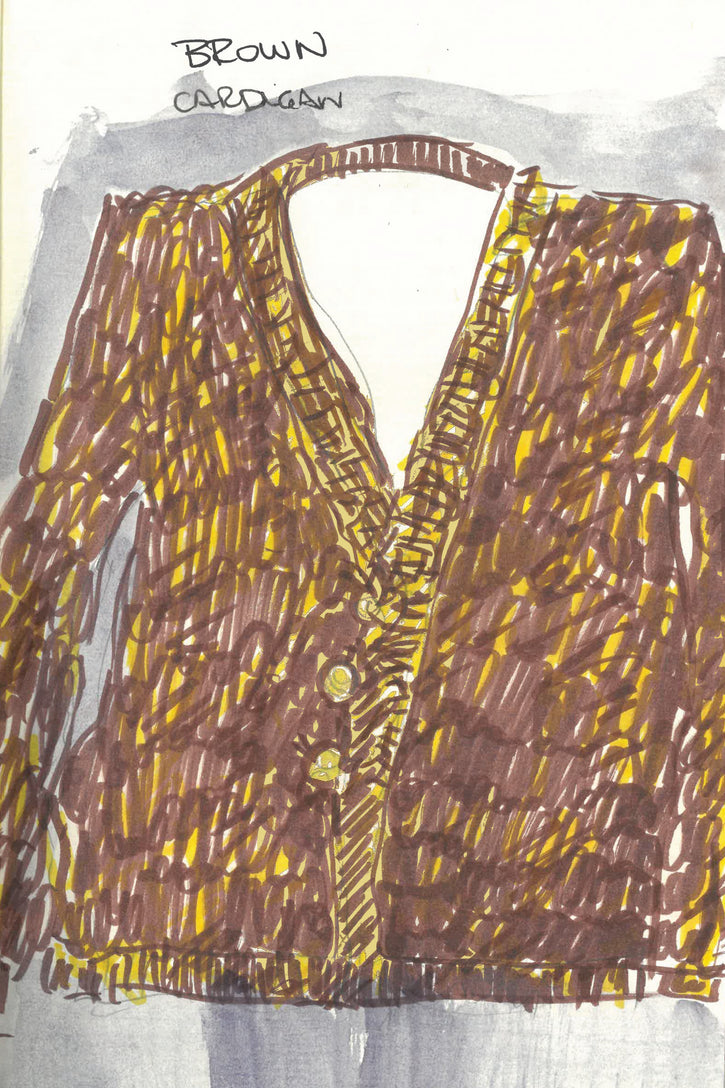 Tenet Knit Cardigan in Chocolate Cashmere Alpaca Silk