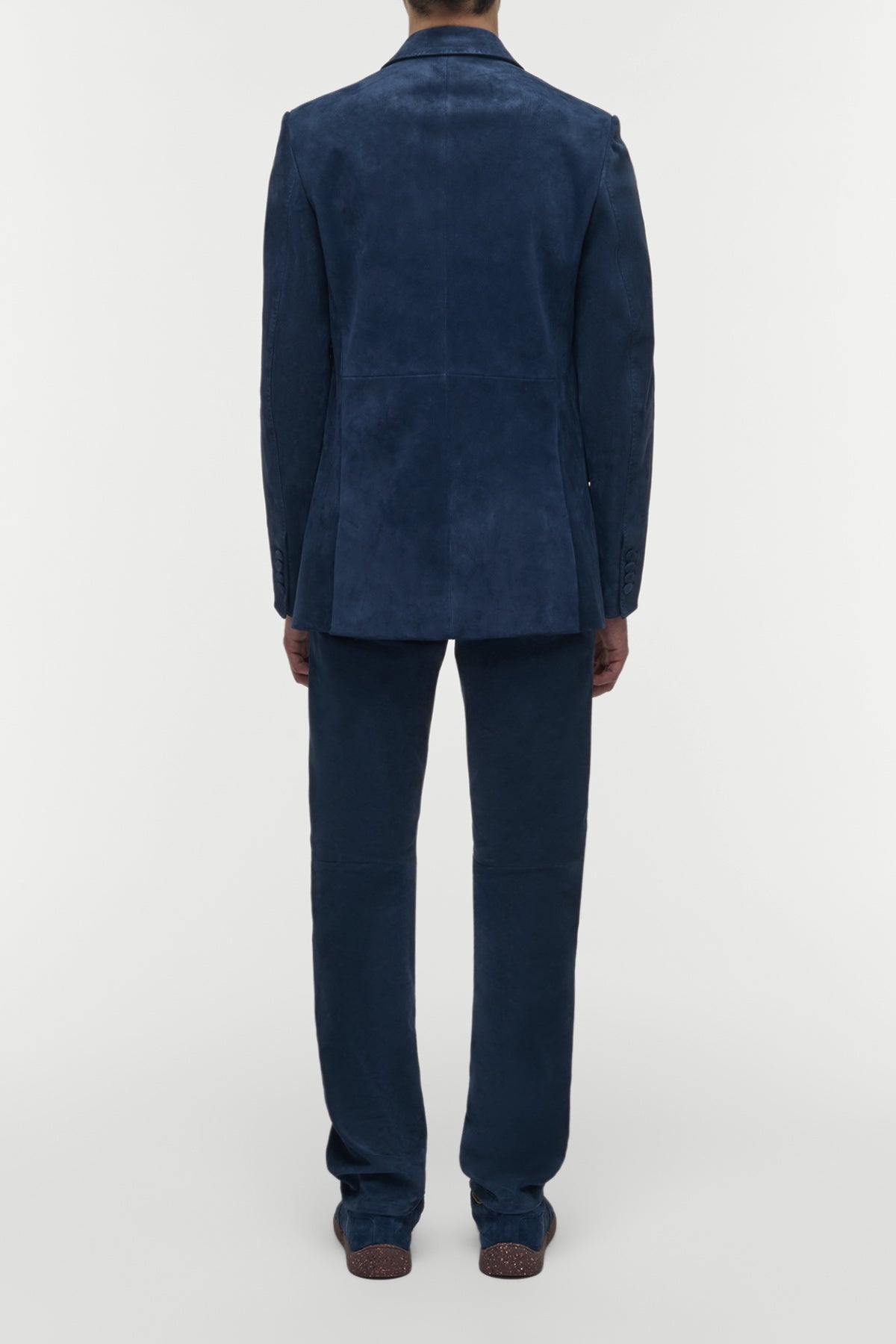 Irving Jacket in Electric Navy Suede Corduroy