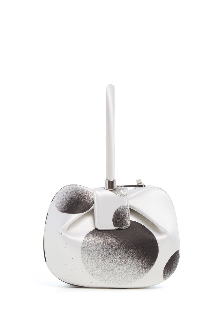 Adam Pendleton x Gabriela Hearst Nina Bag in Black & White Satin № 21