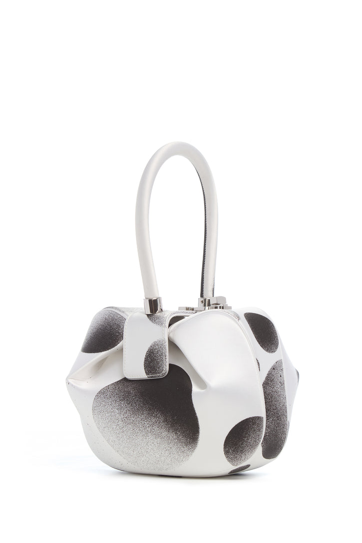 Adam Pendleton x Gabriela Hearst Nina Bag in Black & White Satin № 21