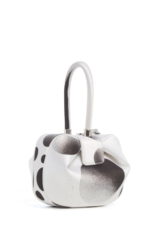 Black White Artist Collaboration Nina Bag - Back View | Gabriela Hearst