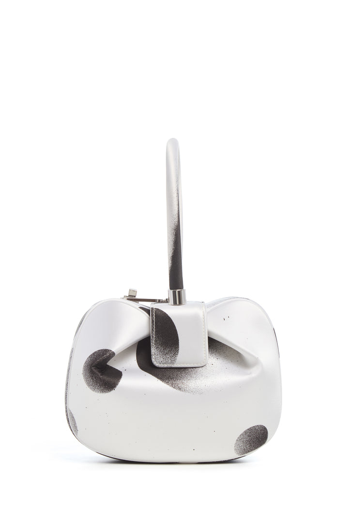 Adam Pendleton x Gabriela Hearst Nina Bag in Black & White Satin № 21