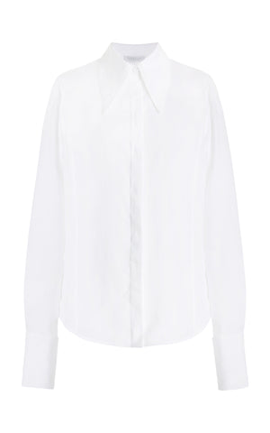 Albruna Shirt in White Aloe Linen