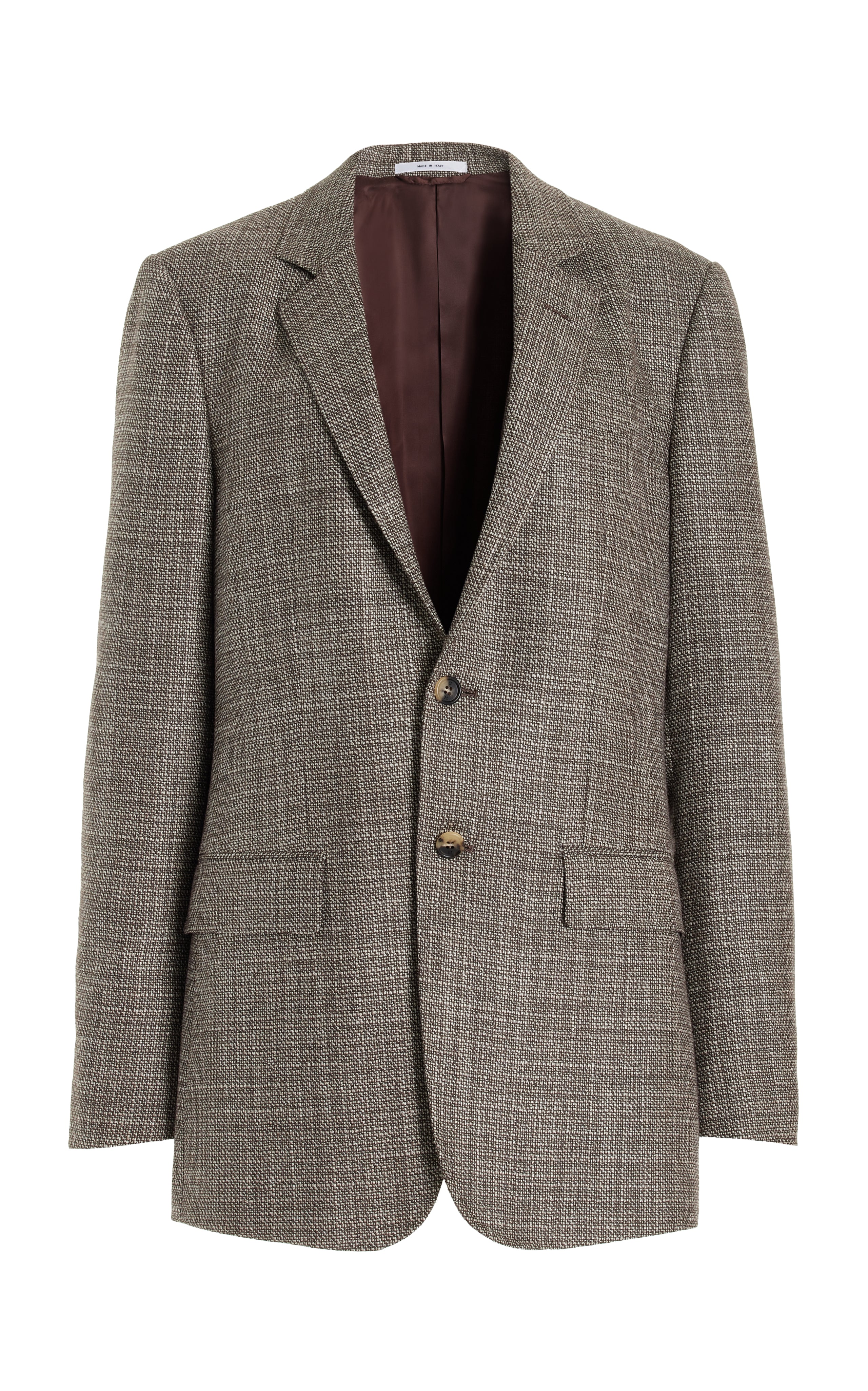 【I AM MARI】24FW★ Newriel No Collar Wool Tweed Half Jacket I AM MARI】24FW☆ Newriel No Collar Wool Tweed Half Jacket