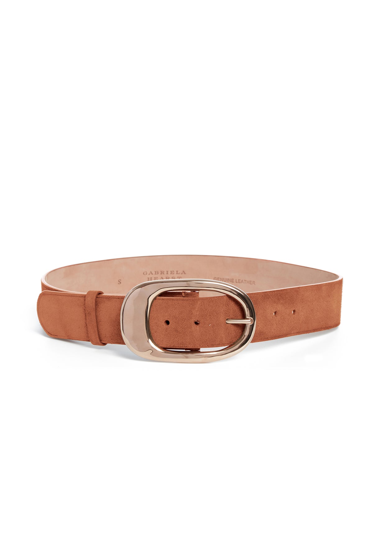 Lozewce Belt in Cognac Suede